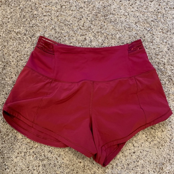 SOLD Lululemon Speed Up shorts - Picture 1 of 7